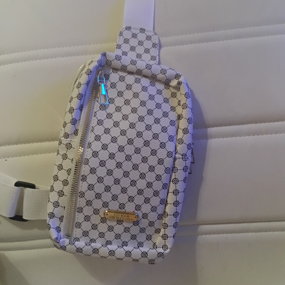Stylish White Designer Patterned Women's Bag